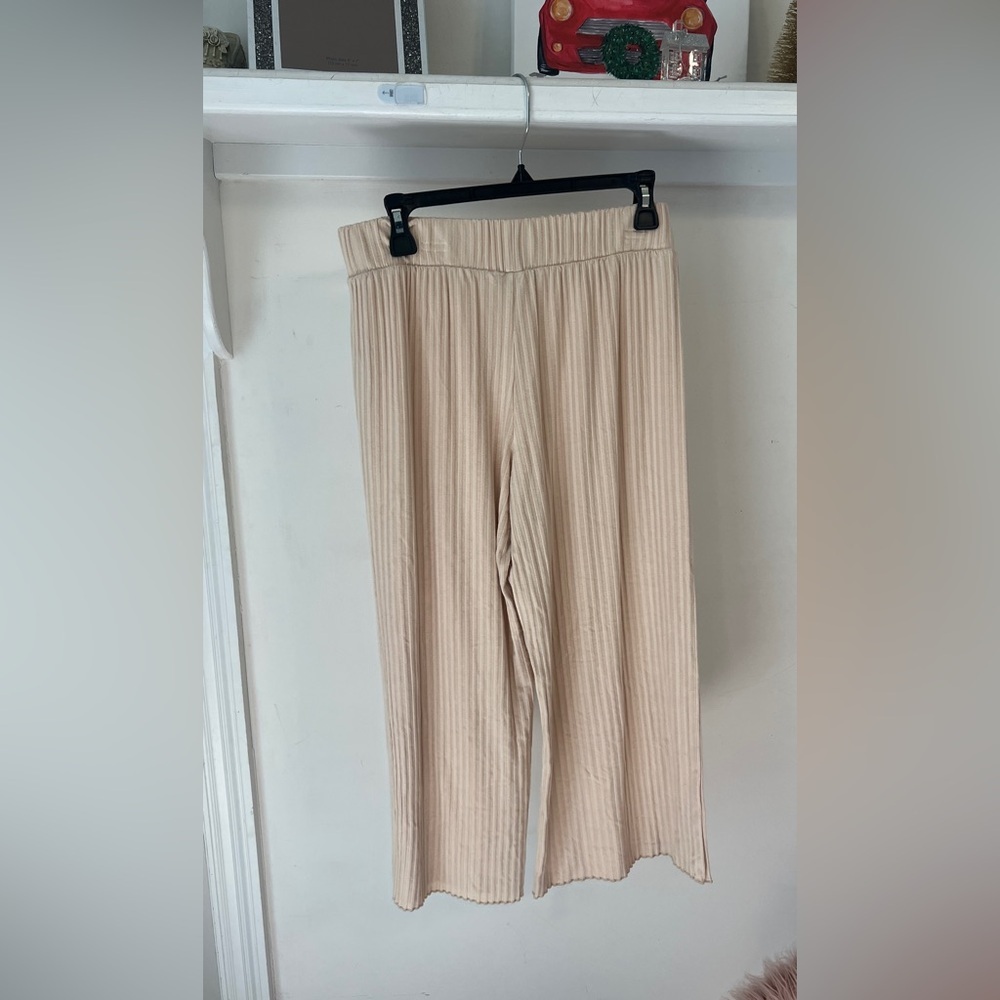 FINAL PRICE Alfani Cream Wide Leg Women's Pants - Picture 3 of 4